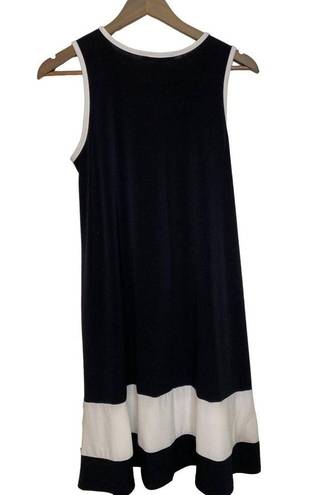 Tiana B  Black and White Sleeveless Maxi Dress, Size 10