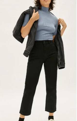 Everlane NWT  The Straight Leg Crop Jean in Black