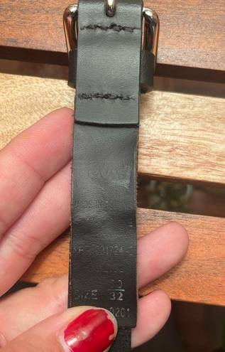 Levi’s  black studded belt with silver accents