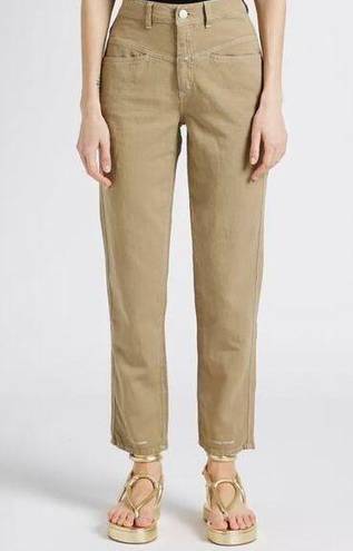 Petal CLOSED  Pushers Designer High Waisted Brown Straight Leg Minimalist Jeans