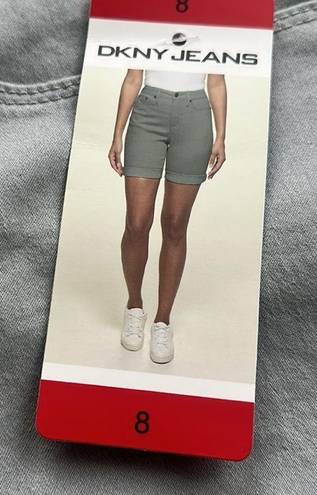 DKNY  Jeans -Bermuda shorts light grey/flint color size 8 NEW