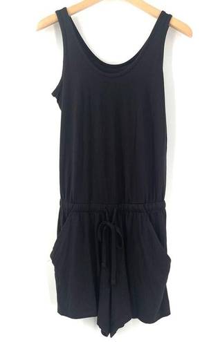 Second Skin TOMMY JOHN Romper Extra Small  Lounge Jumpsuit One Piece Black Lounge