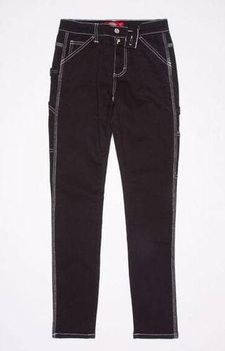 Dickies  Women's Carpenter Jeans (J1080FB) Black Contrast Stitch Size 7/28