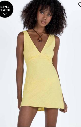 Princess Polly Mini Dress Yellow