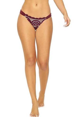 PilyQ New.  Vino lace fanned bikini Bottom.  Small. Retails $89