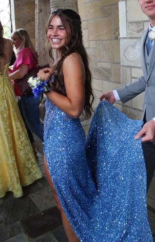 Scarlett Portia& Blue Prom Dress