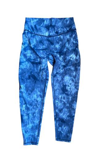 Gymshark Elevate Leggings Lakeside Blue Spray Dye Women’s Size XL Workout Active