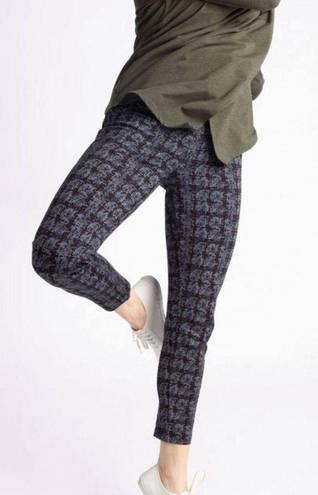 Betabrand  Journey Skinny Pants Shibori Pattern Ankle Length Gray Small