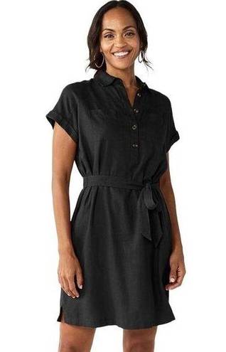 Sonoma D1  Goods For Life Linen Henley Shirt Dress Size Medium