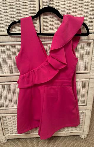 Hot Pink Romper