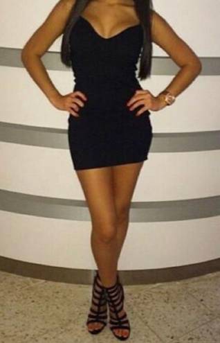 Charlotte Russe Little Black Bodycon Dress