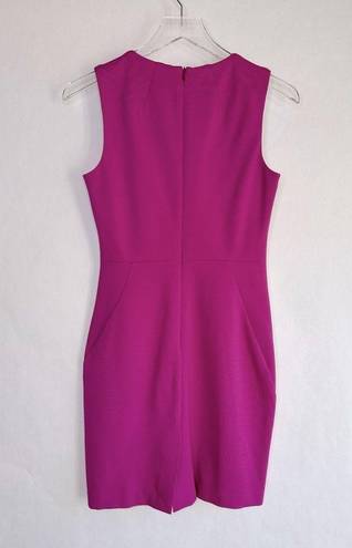 Trina Turk  Cerritos Fuchsia Purple Pink Fitted Sheath Dress Size 2