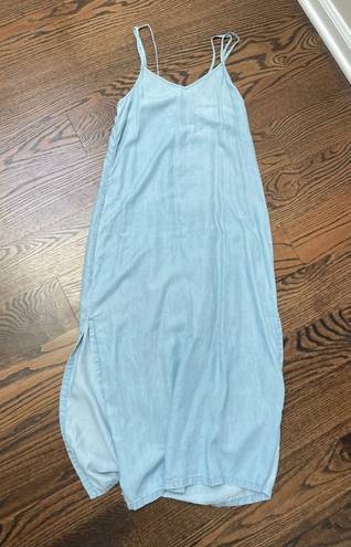 Aerie Denim Maxi Dress