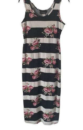 Say Anything Pre Owned Women’s  Sleeveless Floral Dress Cover Up Sz Lg