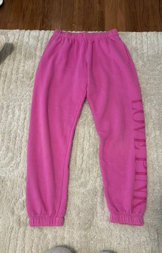 PINK - Victoria's Secret  Hot Pink Sweatpants