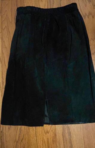 Atlantic Beach Vintage  genuine black suede skirt. Size M.