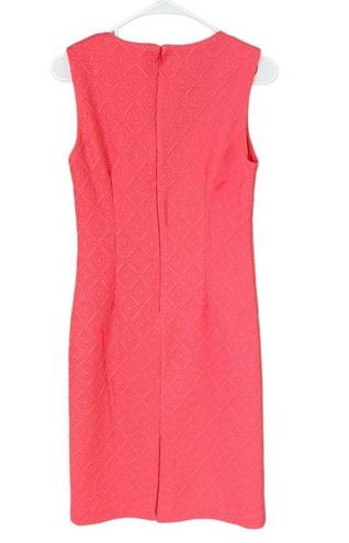 Betsey Johnson  Coral Quilted Midi Dress