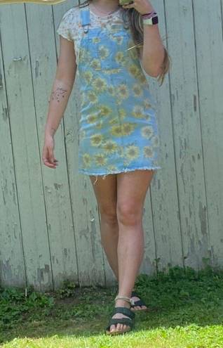 American Eagle Sunflower Overall dress