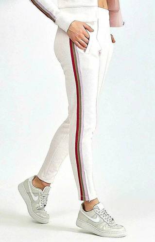 Petal Bandier X Twenty Olympic Mesh Track Pants  Pink Stripe Womens Size Medium