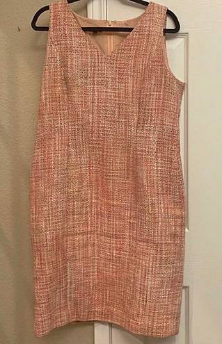 Talbots Pink Tweed Dress