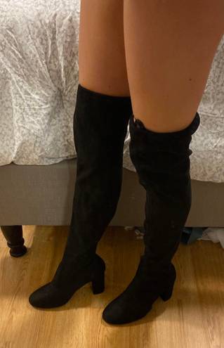 Buckle Thigh High Boots 