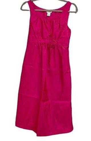 Motherhood  Maturity Hot Pink Sleeveless Midi Dress Size Small - HOST PICK