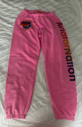 Aviator Nation Pink Sweat Pants