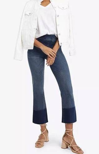 Spanx  Cropped Flare Raw Hem Jeans