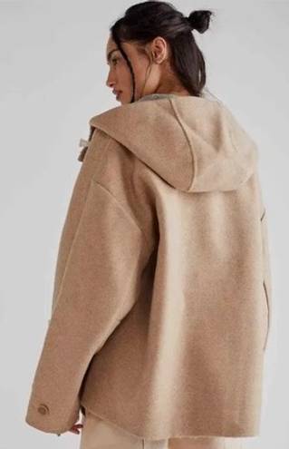 Free People We The Free Slouchy Hooded Duffle Jacket