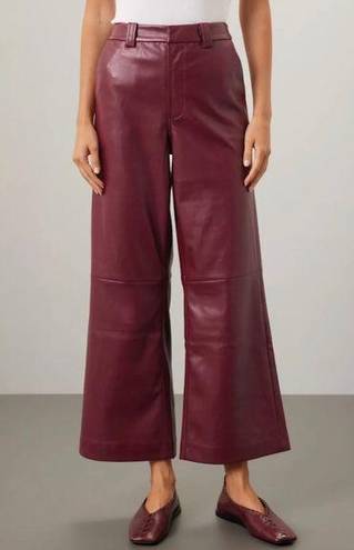 Joe’s Jeans FLAWED  Red Mia Vegan Leather Pants Size 26 US $198