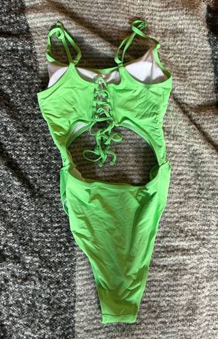 One Piece Neon  Swimsuit