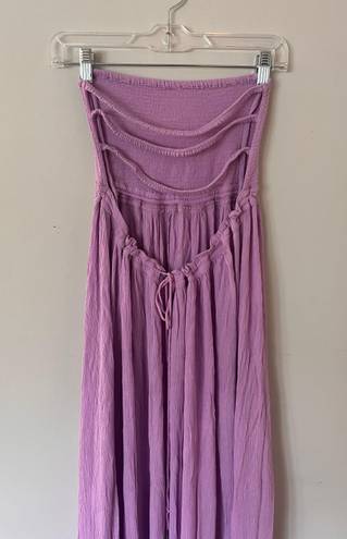 Free People Purple Extratropical Maxi Dress