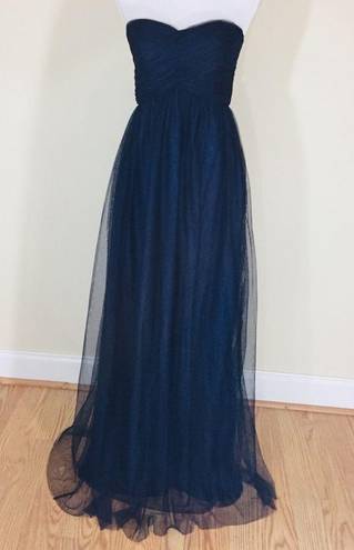 Donna Morgan Felicity Midnight Blue Formal Dress 4