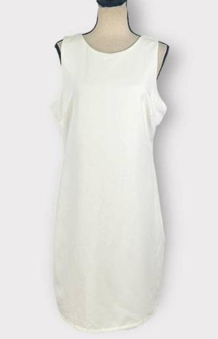 Sam Edelman  Sheath Dress Women's 12 White Sleeveless Tie Back Mini NWOT