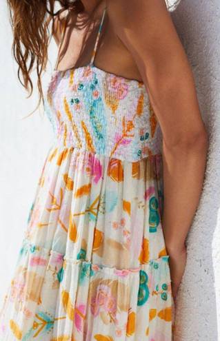 Anthropologie Tiered Cotton Maxi Dress