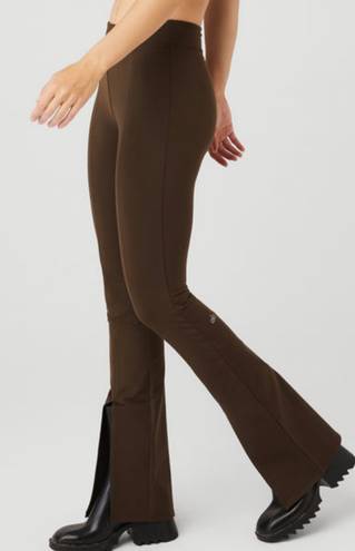 Alo Yoga High-waist Airbrush Flutter Legging In Expresso S