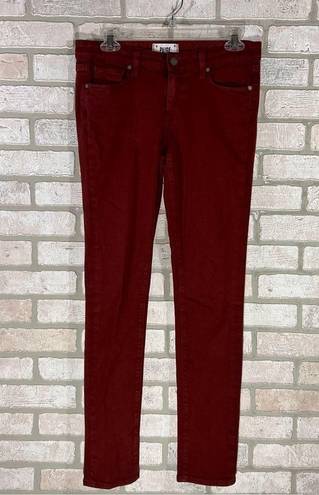 Paige  Skyline Skinny Jeans in Brick Size 28