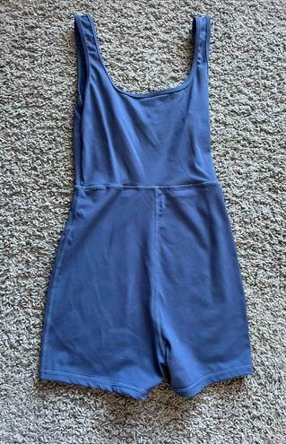 Navy Blue Backless Romper Size 4