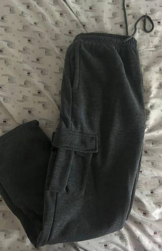 Dark Gray Cargo Joggers