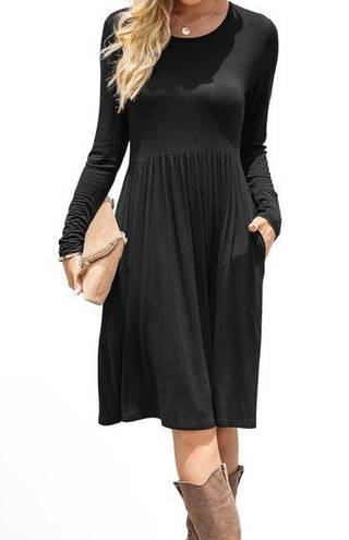 The Moon DB Black Long Sleeve Dress Size XL