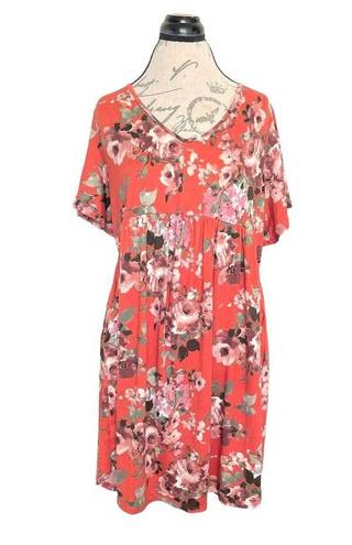 Harper Haptics By Holly  Womens Dress Sz Small Floral Pleated Pockets Babydoll