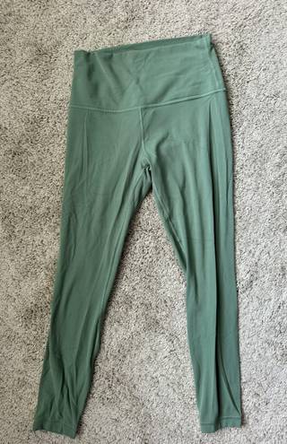 Lululemon Align 25” Leggings Green sz 6