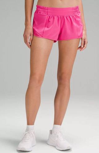 Lululemon Sonic Pink Hotty Hot Shorts