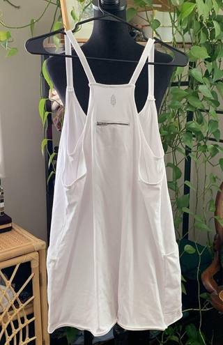 Free People Movement NWT  White Hot Shot Mini Dress Romper - M