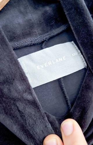 Everlane  | The Velour Mini Dress | Black | NWT | Sz XXS