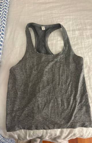 Lululemon Gray Swiftly Tank Race Length