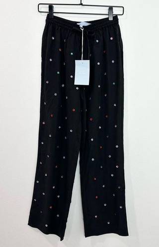Hill House  The Jewel Jammie Pant Black NWT size XS