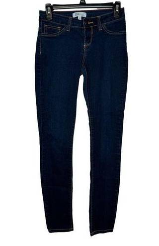 Cello Jeans Cello Women's Jeans Skinny Fit Stretch Low-Rise Denim Dark Blue Junior Size 3