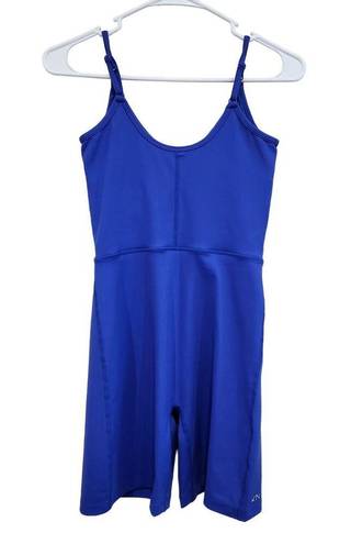 Klassy Network  V Neck Jumper Romper in Strong Blue Brami Built In Bra Size M