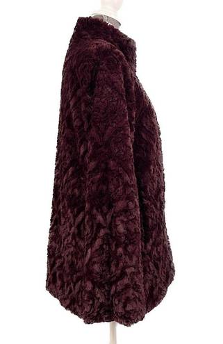 Dennis Basso NWOT -  Rosette Faux Fur Coat - Size S